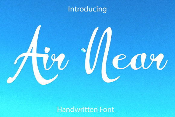 Air Near Font: Elegant Script for Crafters