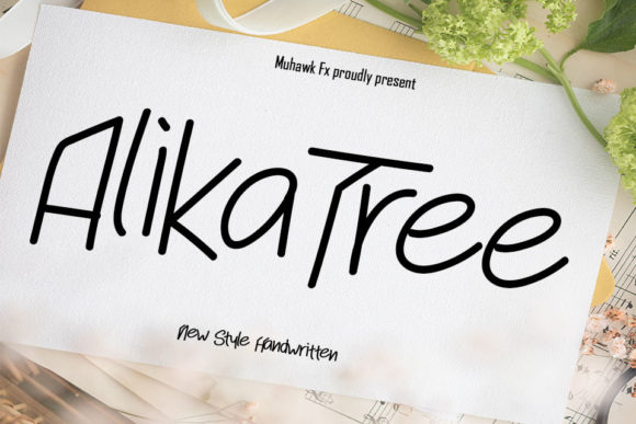 Alika Tree Font: Elegant Script for Digital Marketing