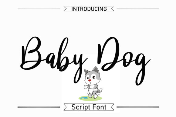 Baby Dog Font: Sweet Script for Digital Marketing