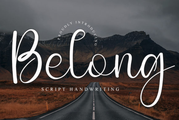 Belong: A Handwritten Font for Creative Makers