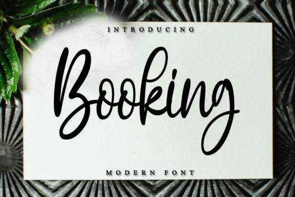 Booking: A Script Font for Real Projects