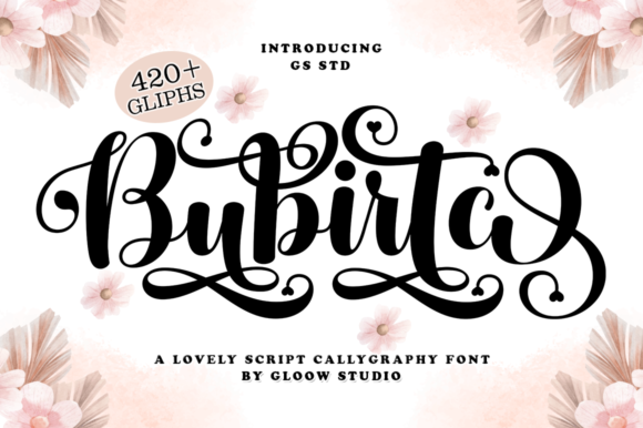 Bubirta: A Handwritten Font for Creative Marketing