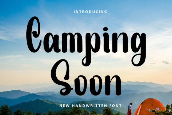 Camping Soon Font for Business