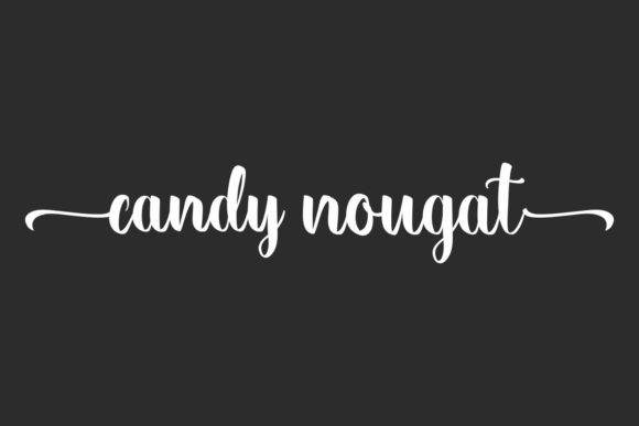 Candy Nougat: A Sweet Script for Design