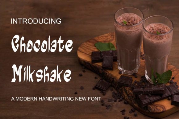 Chocolate Milkshake Font Review