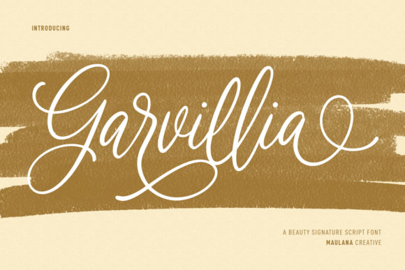 Garvillia: A Handwritten Font for Creative Makers