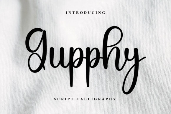 Gupphy: A Stylish Handwritten Font
