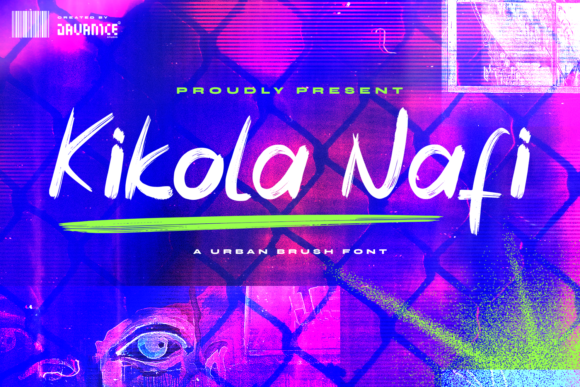Kikola Nafi: A Cool Handwritten Font