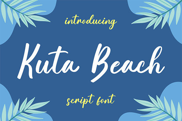 Kuta Beach Font Review
