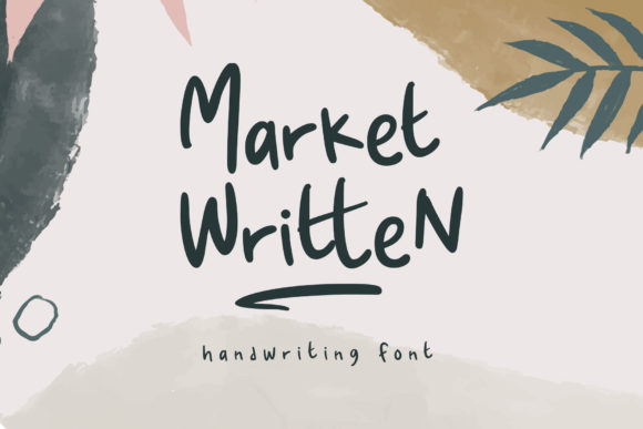 Market Written: A Handwritten Font for Creative Campaigns