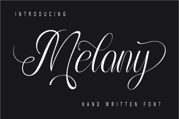 Melany: A Cute Handwritten Font for Creative Projects