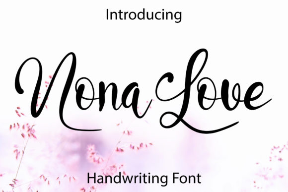 Nona Love Font: Elegant Script for Makers