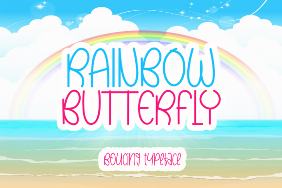 Rainbow Butterfly Font Review