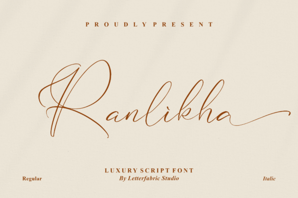 Ranlikha: A Luxurious Script Font