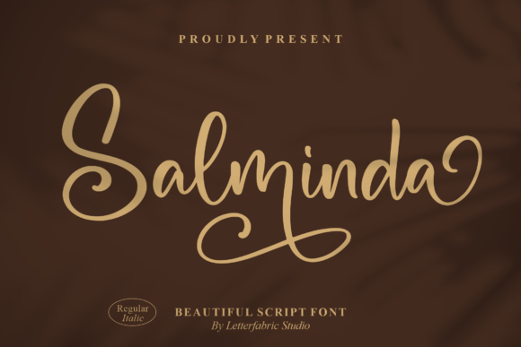 Salminda: A Modern Script Typeface for Web Design