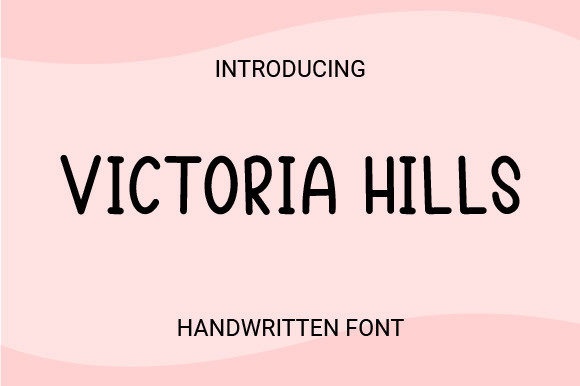 Victoria Hills Font for Creative Projects