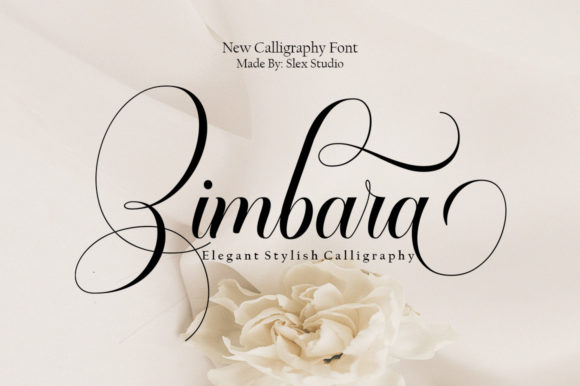 Zimbara: A Stylish Script Font for Creative Projects